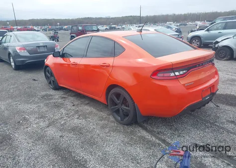 2015 Dodge Dart Sxt из США, поврежденный, VIN 1C3CDFBB5FD415887